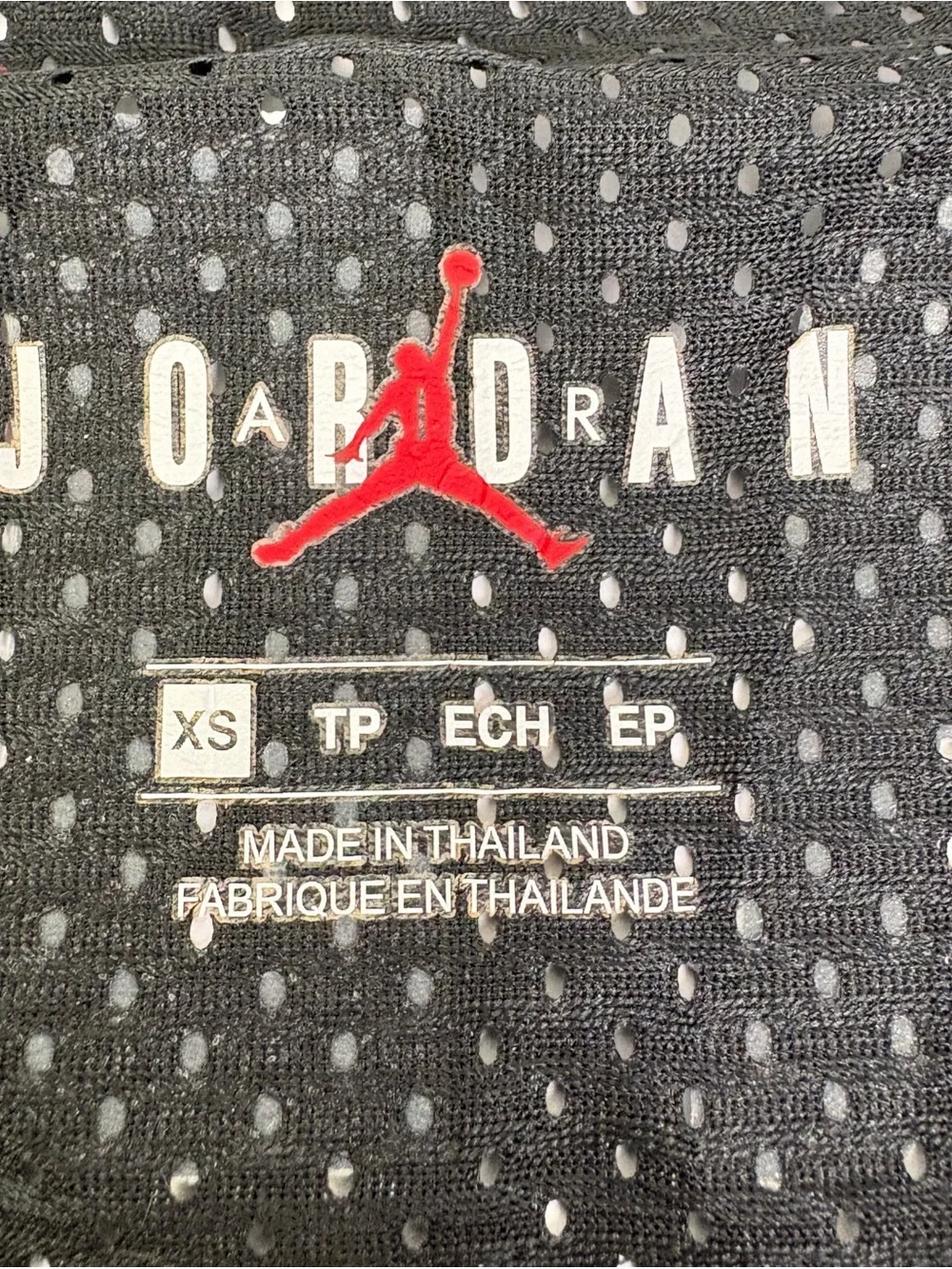 Jordan Brand Air Jordan 23 Jersey Black Red UNC Blue Mesh Tank Top Men's XS I
